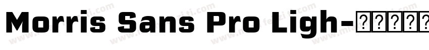 Morris Sans Pro Ligh字体转换